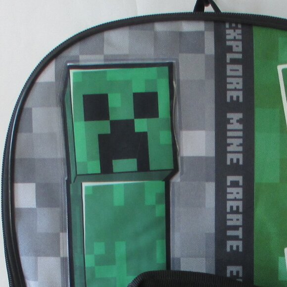 MINECRAFT BACKPACK W/LUNCH PACK SET - Picture 16 of 16